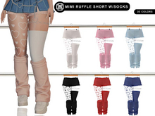 Addams - Mimi Ruffle Short w/Socks #FATPACK