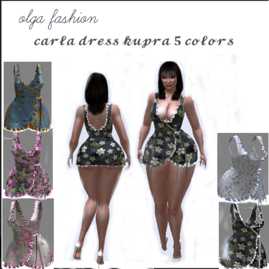 5 color dress kupra carla