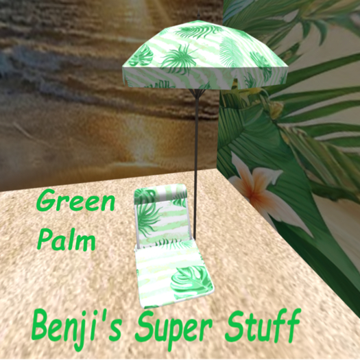 Beach Chair Green Palm