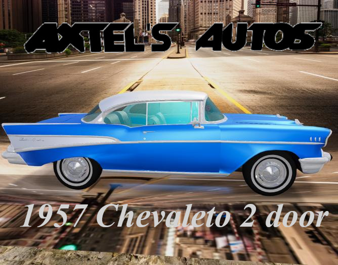1957 Chevaleto Blue/White  NEW for 2025