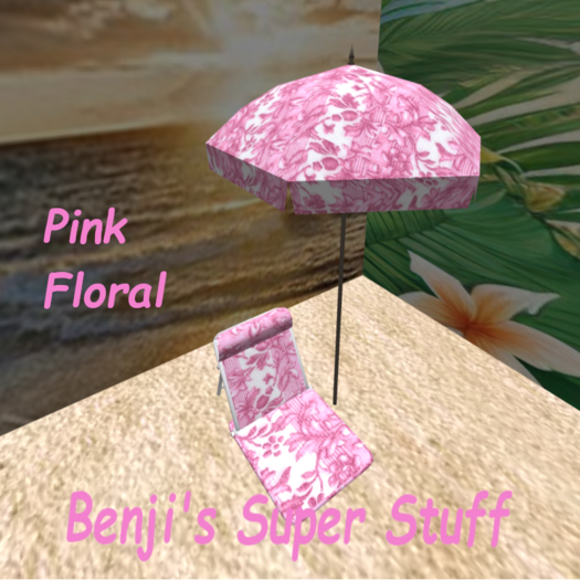 Beach Chair Pink Floral