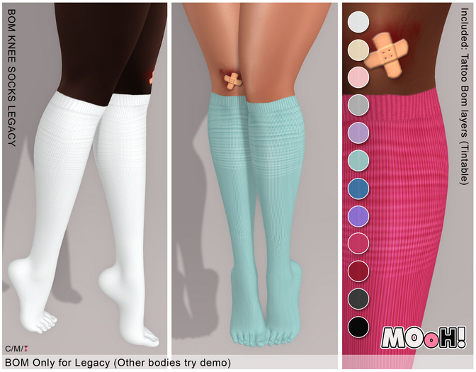 MOoH! Demo Bom knee socks Legacy (Add)