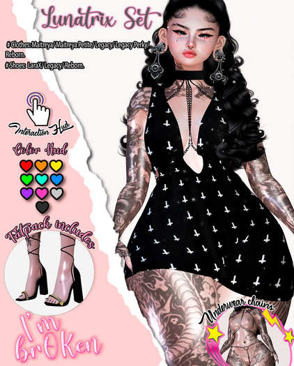 [I'M BROKEN] LUNATRIX SET (FATPACK)