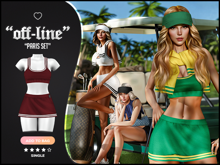 "Off-Line" x "Paris" Set / Oxblood