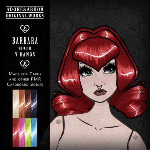 Barbara Hair V Bangs FATPACK [Cardy]