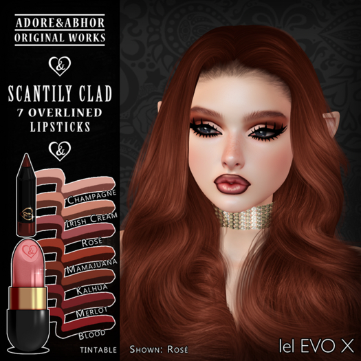 Scantily Clad Lipsticks [EvoX](add)
