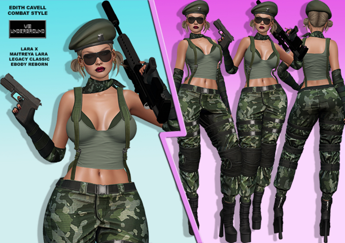 **EDITH CAVELL COMBAT STYLE COMPLETE OUTFIT**
