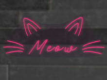 -Misa- Meow Neon Sign