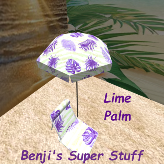 Beach Chair Lime Palm