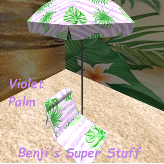 Beach Chair Violet Palm