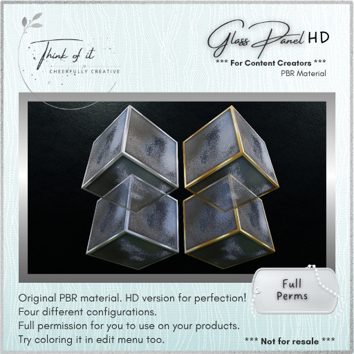 {ToI} Material - Glass Panel HD - Full Perms