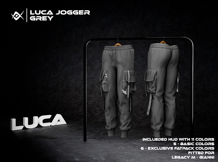 [VAROSI] Luca Jogger - Grey - BOX