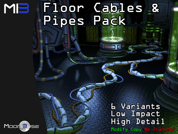 [MB3] Floor Cables & Pipes Pack