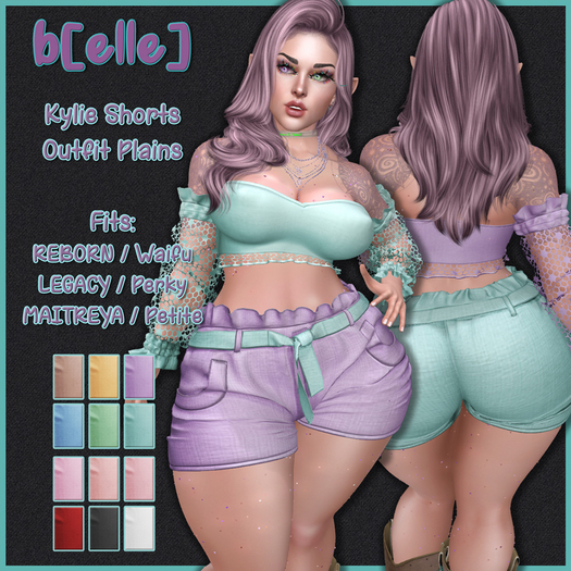 b[ELLE] Kylie Shorts Outfit w/HUD