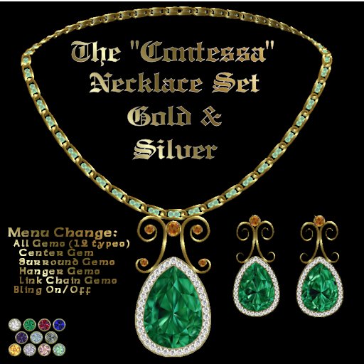 Ashira's "Contessa" Necklace Set