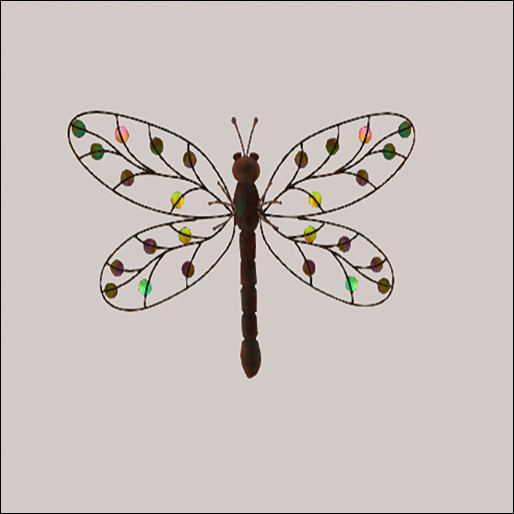 [ free bird ] Copper Wire Dragonfly Decor Wall Art