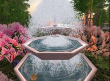 SB - CAD " White Innocense Marble Romance  Fountain"