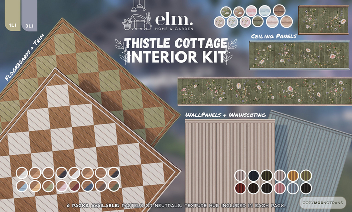 Elm. Thistle Cottage Interior Kit [FATPACK]