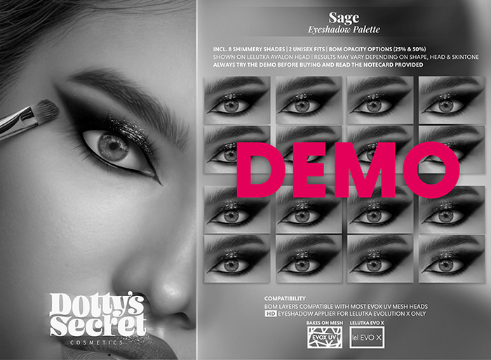 Dotty's Secret - Sage - Eyeshadow Palette [EVOX] [DEMO]