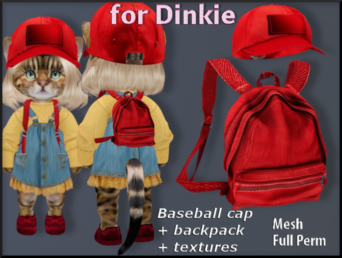 Baseball cap + backpack Murka Dinkie Demo