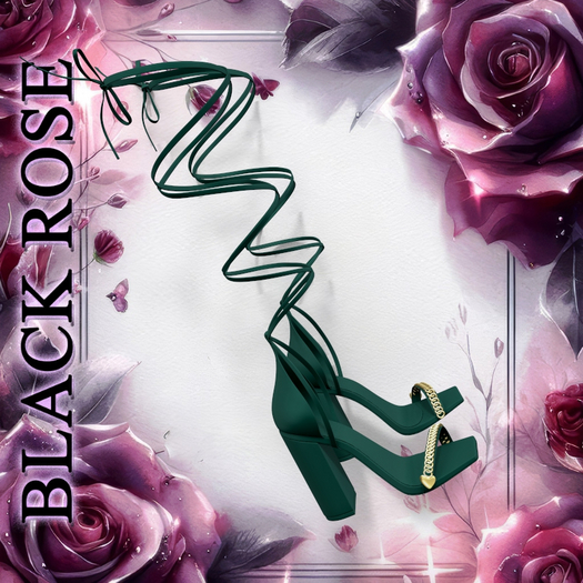 Emerald Strappy HEELS LARAX