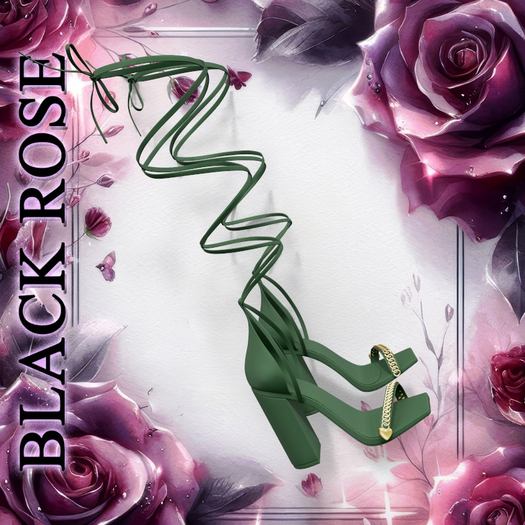 Olive Strappy HEELS REBORN