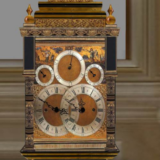 The Antiki-Taki  Emperor Double-Dial Clock Set 