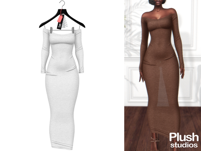 Plush Studios. Emie Dress - White