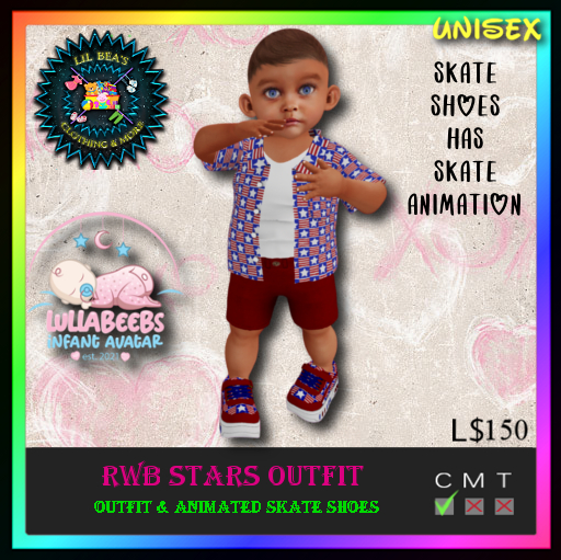 *LBD* RWB Star Outfit  - Lulabeebs