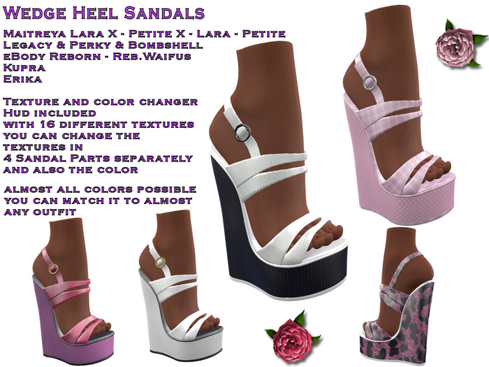 Wedge Heel Sandals (ADD)
