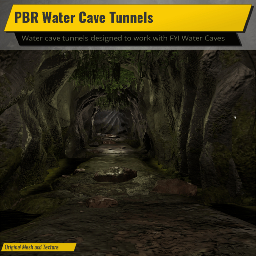 PBR Water Cave Tunnels