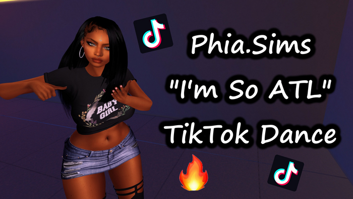 Phia.Sims I'm So ATL TikTok Dance Animation