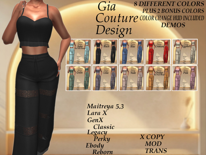 "GCD" Liesel Pant Outfit DEMOS