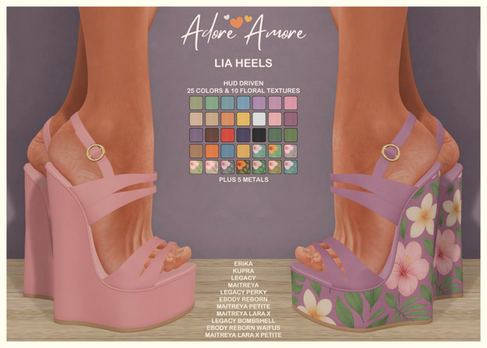 .:Adore:.  Lia Heels with HUD