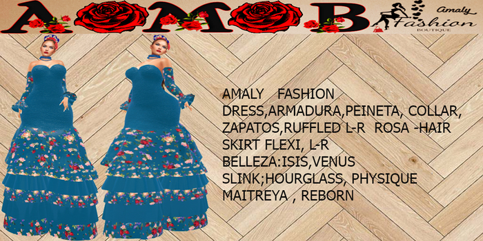 Set  andalucia     blue