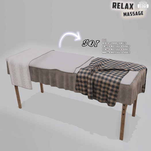 [Since1975] Relax Massage Table SOI