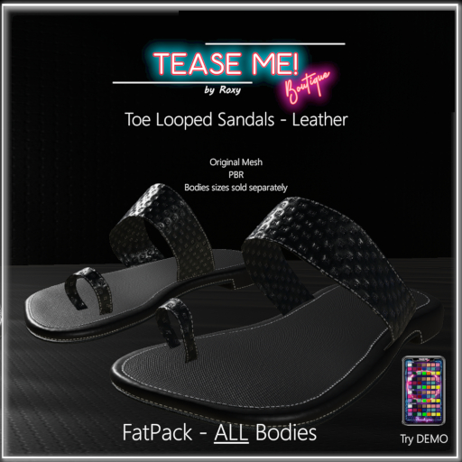 TMB - Toe Loop Male Sandals - Leather -  FatPack - Legacy Male, Jake, Gianni
