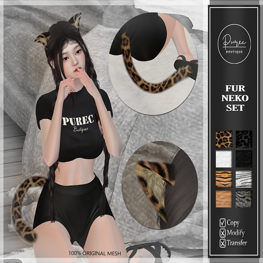 [PUREC] Fur Neko Set - FATPACK
