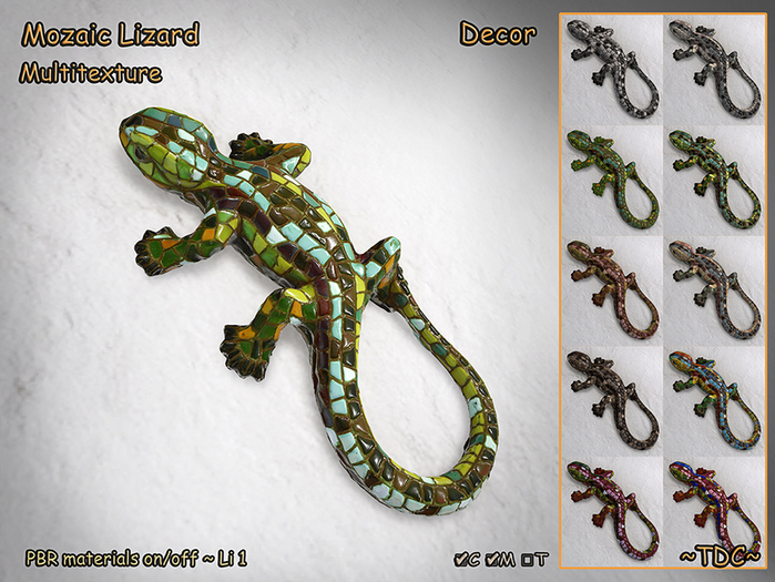 Mozaic Lizard - Multitexture