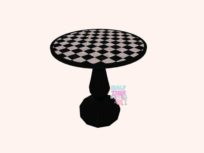 14. Tea Table Checked - Wonderland Suite - meadowWorks