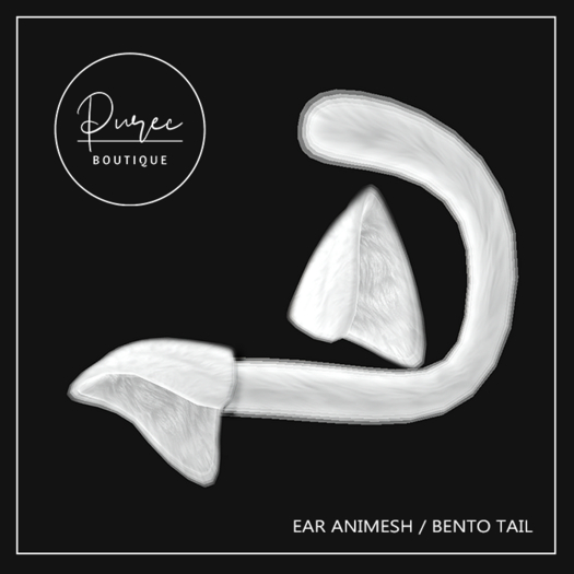 [PUREC] Fur Neko Set - White