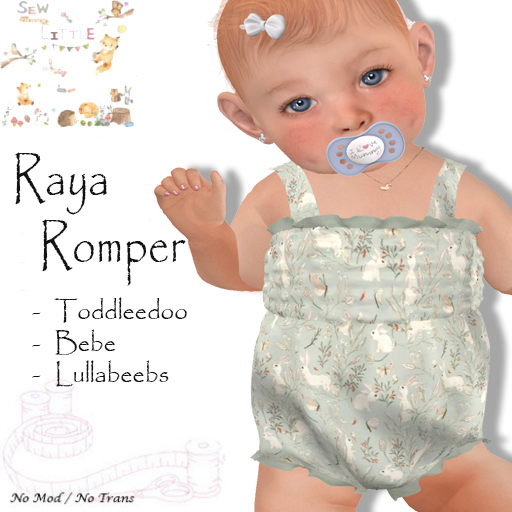 -S- Raya Romper TD, BB, & LB