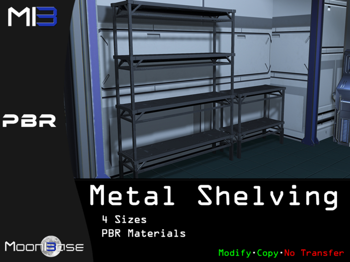 [MB3] Metal Shelving (PBR)