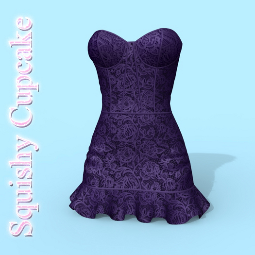 Violet Wave Dress Peach