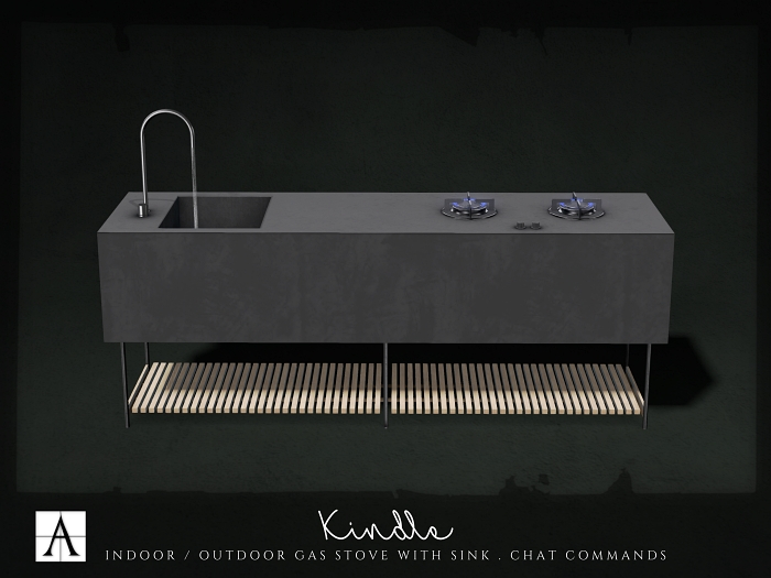 Architect. 'Kindle' Gas Stove // Black