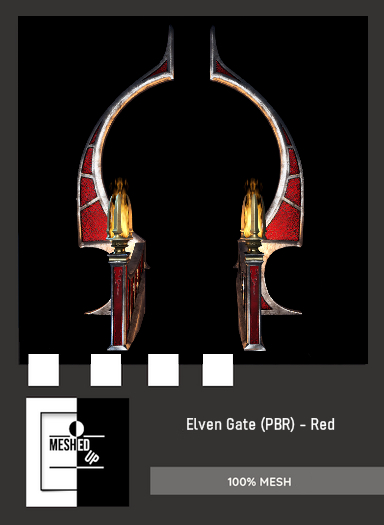 MeshedUp: Elven Gate (PBR) - Red - Add Me