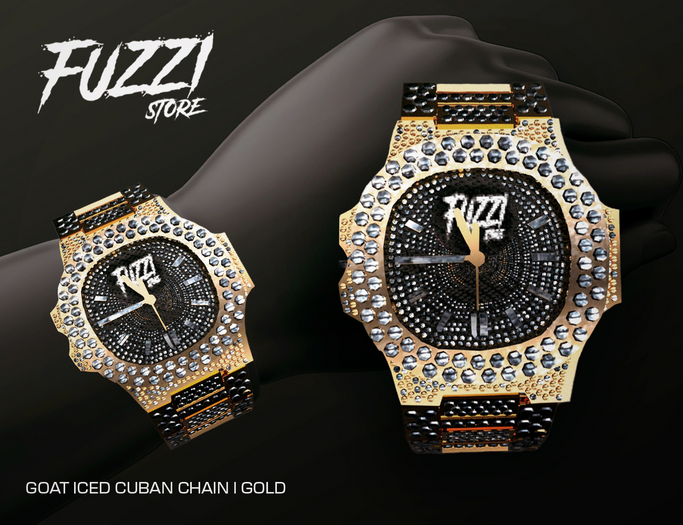 FUZZI STORE - DIAMOND GOLD WATCH