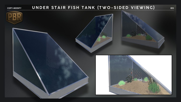 Under Stairs Fish tank (Two-sided viewing)
