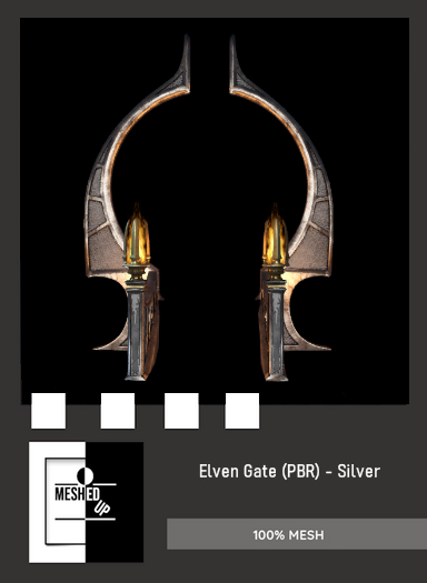 MeshedUp: Elven Gate (PBR) - Silver