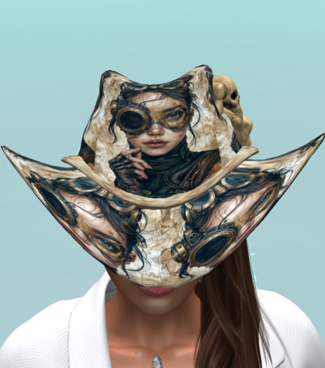 Eye For Steampunk Cowboy Hat